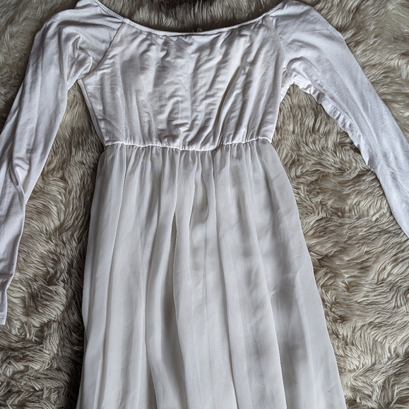 Final Price Pinkblush Ivory Maternity Photoshoot Gown - Picture 11 of 11